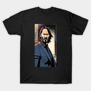 John Wick Comic book style_010 T-Shirt